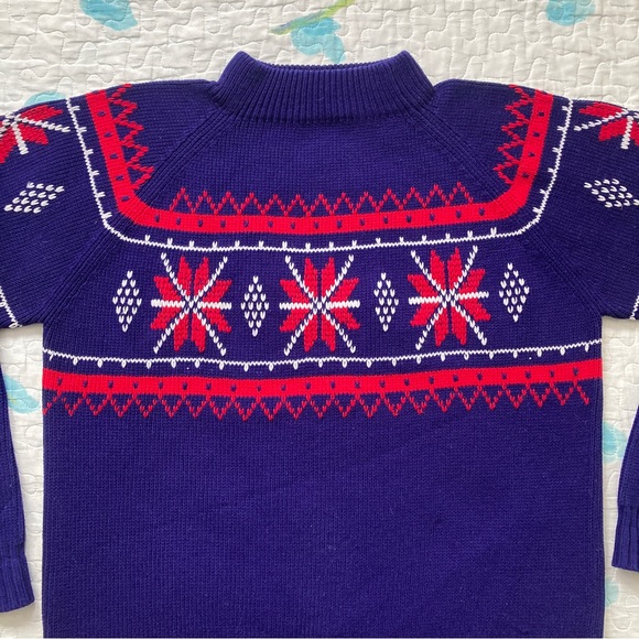 Vintage 70s JCPenney Knit Wintercore Sweater ❄️ - Picture 4 of 6